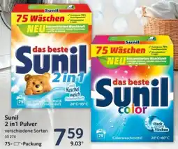 Selgros Sunil 2 in 1 Pulver Angebot