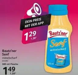 Selgros Bautz'ner Senf mittelscharf Angebot