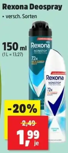 Thomas Philipps Rexona Deospray Angebot