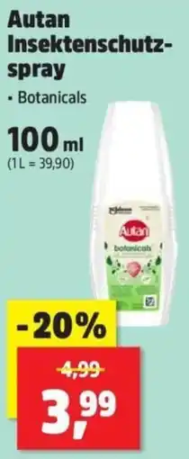 Thomas Philipps Autan Insektenschutzspray Botanicals Angebot
