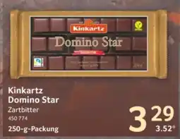 Selgros Kinkartz Domino Star Zartbitter Angebot