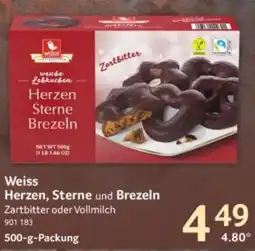 Selgros Weiss Herzen, Sterne und Brezeln Angebot