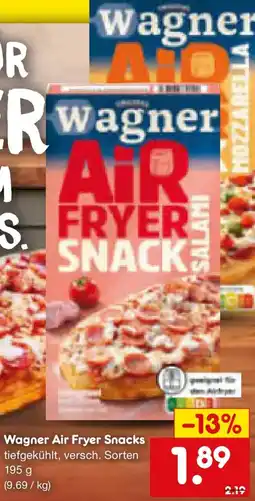 Netto Marken-Discount Wagner Air Fryer Snacks Angebot