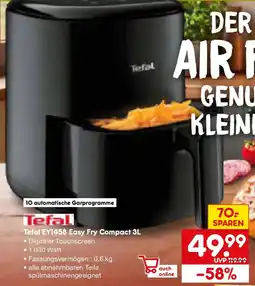 Netto Marken-Discount Tefal EY1458 Easy Fry Compact 3L Angebot