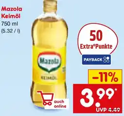 Netto Marken-Discount Mazola Keimöl Angebot