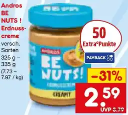 Netto Marken-Discount Andros BE NUTS! Erdnusscreme Angebot