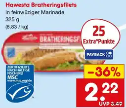 Netto Marken-Discount Hawesta Bratheringsfilets Angebot