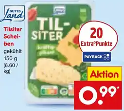Netto Marken-Discount Gutes Land Tilsiter Scheiben Angebot