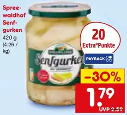 Netto Marken-Discount Spreewaldhof Senfgurken Angebot