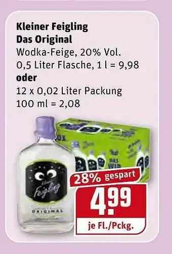 REWE Kaufpark Kleiner Feigling Das Original Oder Angebot