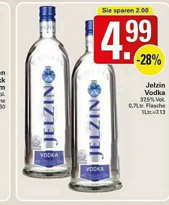 WEZ Jelzin Vodka Angebot