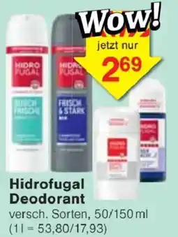 Jawoll Hidrofugal Deodorant Angebot