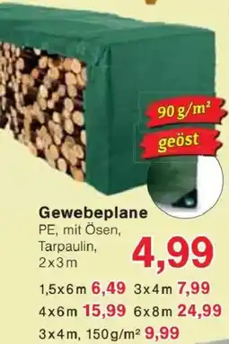 Jawoll Gewebeplane PE, mit Ösen, Tarpaulin Angebot