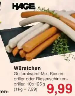 Jawoll HAGE Würstchen Angebot