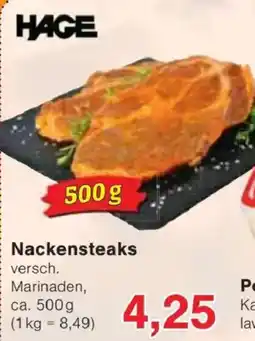 Jawoll HAGE Nackensteaks Angebot