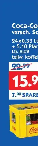 Hol'ab Getränkemarkt Coca-Cola versch. Sorten Angebot