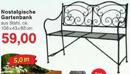 Jawoll Nostalgische Gartenbank aus Stahl Angebot