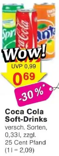 Jawoll Coca Cola Soft-Drinks Angebot