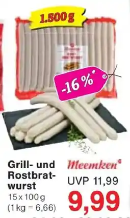 Jawoll Meemken Grill- und Rostbratwurst Angebot