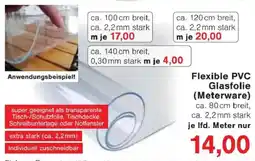 Jawoll Flexible PVC Glasfolie (Meterware) Angebot