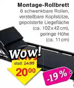 Jawoll Montage-Rollbrett Angebot