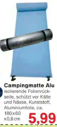 Jawoll Campingmatte Alu Angebot
