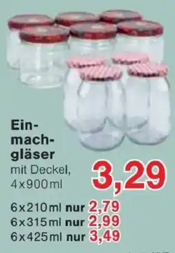 Jawoll Einmachgläser mit Deckel Angebot