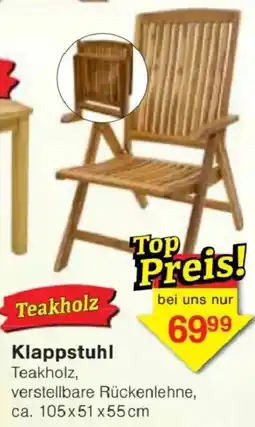 Jawoll Teakholz Klappstuhl Angebot