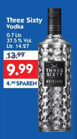 Hol'ab Getränkemarkt Three Sixty Vodka Angebot