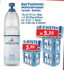 Hol'ab Getränkemarkt Bad Pyrmonter Mineralwasser Classic Angebot