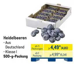 METRO Heidelbeeren Angebot