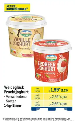 METRO Weideglück Fruchtjoghurt Angebot