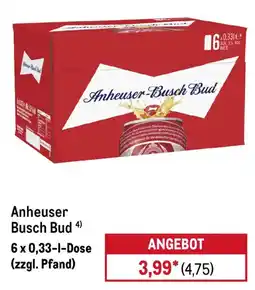 METRO Anheuser Busch Bud Angebot