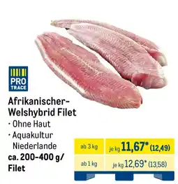 METRO PRO TRACE Afrikanischer-Welshybrid Filet Angebot