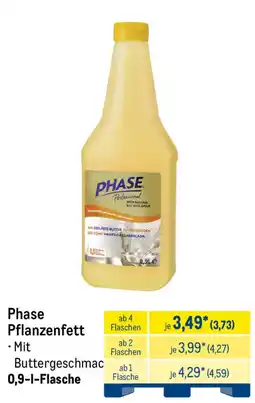 METRO Phase Pflanzenfett Angebot