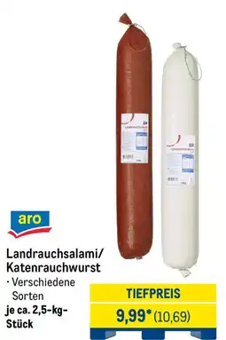 METRO aro Landrauchsalami/Katenrauchwurst Angebot
