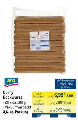 METRO aro Curry Bockwurst Angebot