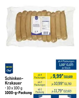 METRO Metro Chef Schinken-Krakauer Angebot