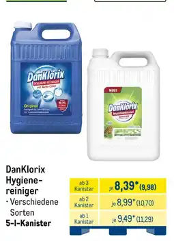METRO DanKlorix Hygiene-reiniger Angebot