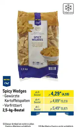METRO METRO Chef Spicy Wedges Angebot