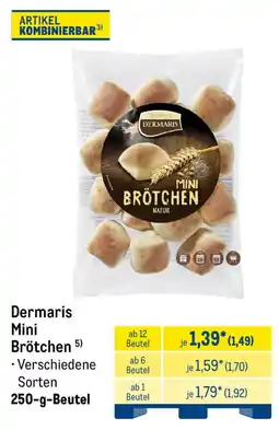 METRO Dermaris Mini Brötchen Angebot