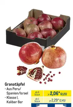 METRO Granatäpfel Angebot