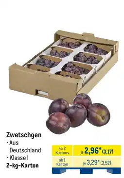 METRO Zwetschgen Angebot