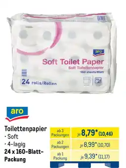 METRO aro Toilettenpapier Soft 4-lagig Angebot