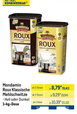 METRO Mondamin Roux Klassische Mehlschwitze Angebot