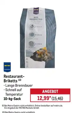 METRO Metro Professional Restaurant-Briketts Angebot