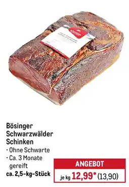 METRO Bösinger Schwarzwälder Schinken Angebot