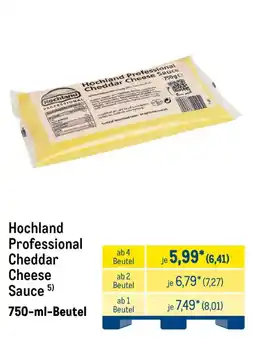 METRO Hochland Professional Cheddar Cheese Sauce Angebot