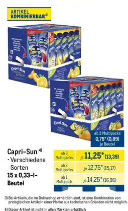 METRO Capri-Sun Angebot
