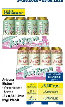 METRO Arizona Eistee Angebot